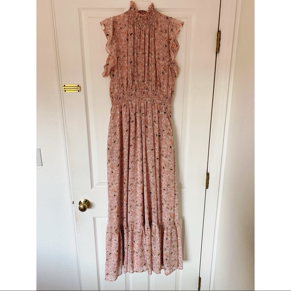 Turtle Neck Maxi Dress